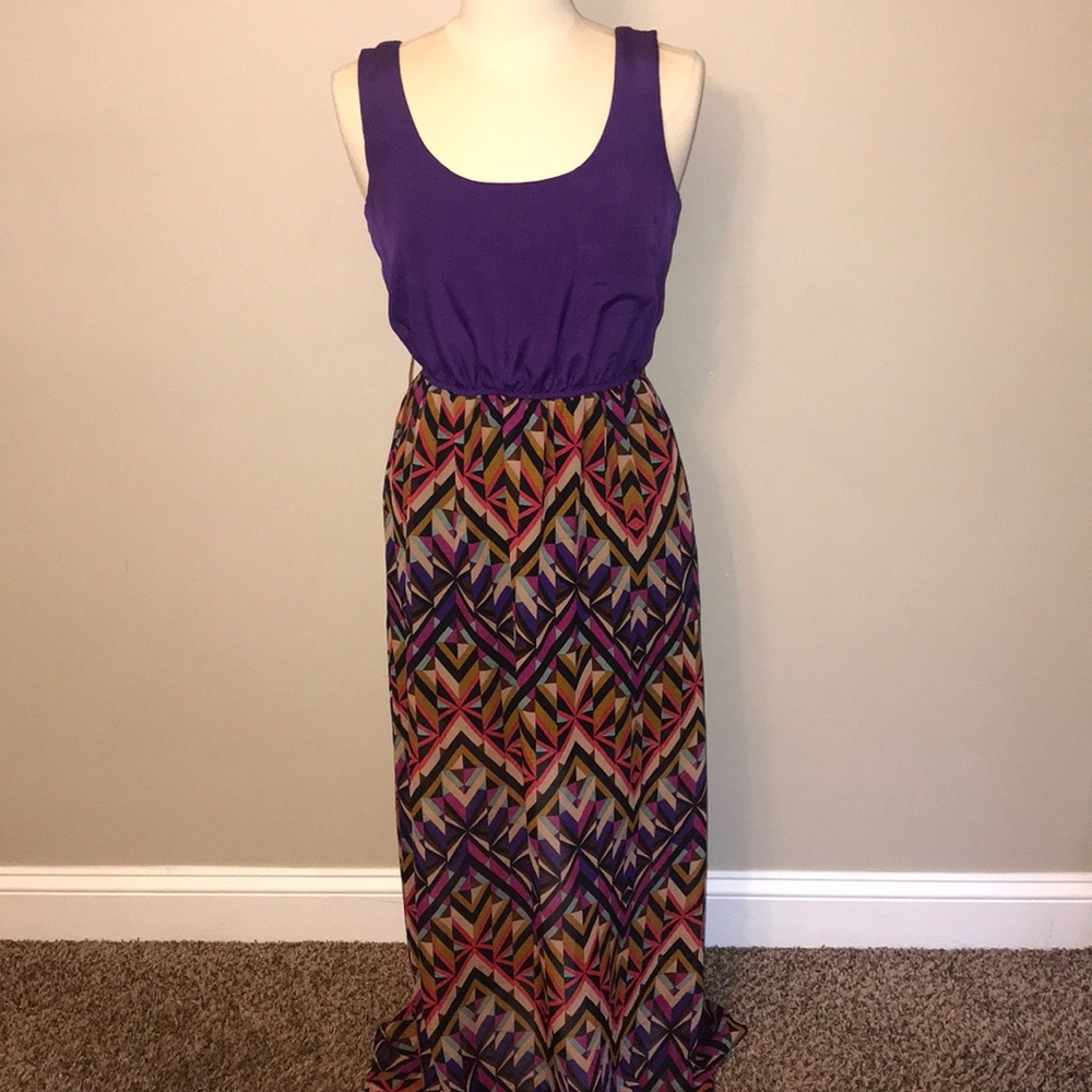 Geometric Maxi Dress